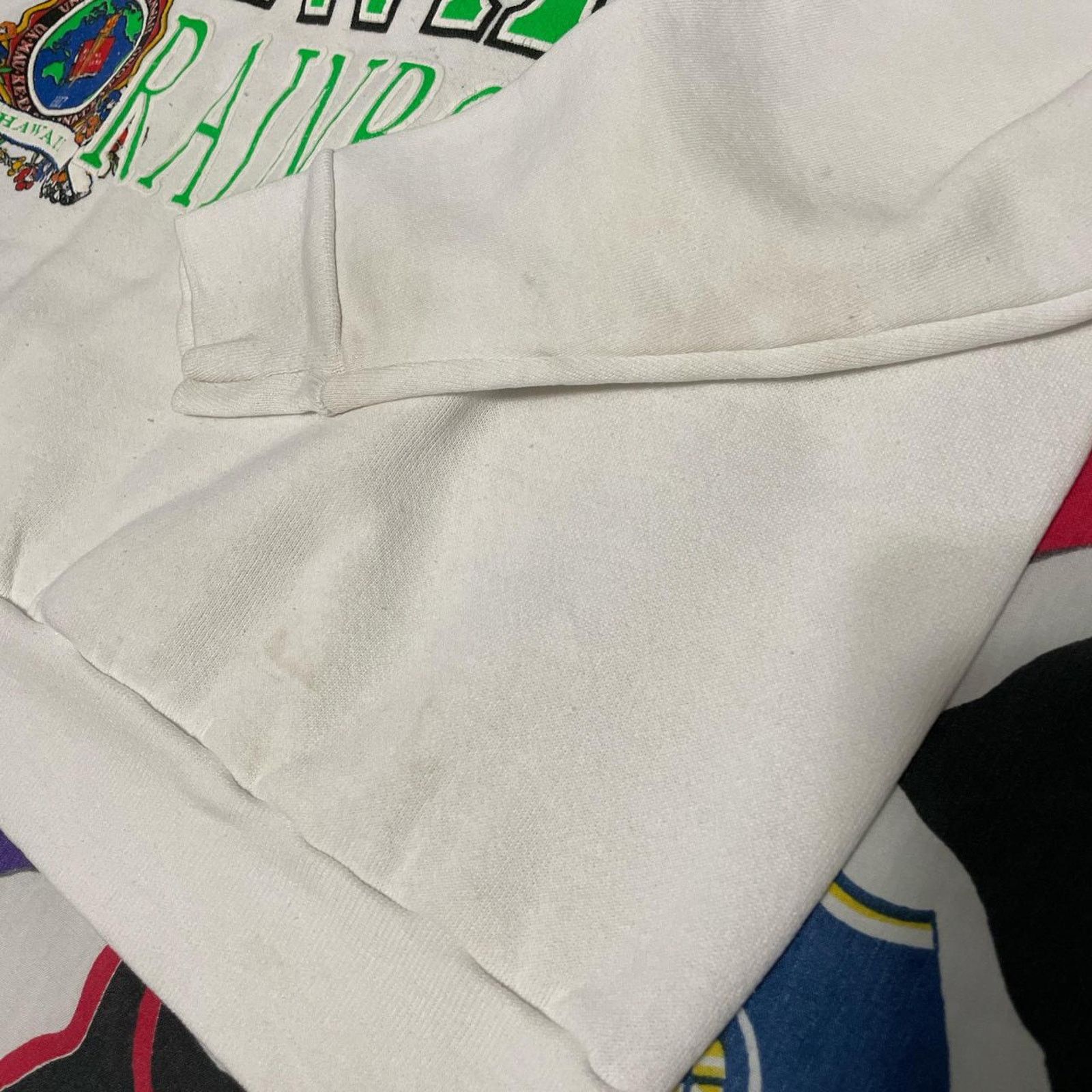 NCAA × Vintage Vintage 80s NCAA University of Hawaii Rainbows Crewneck Size US M / EU 48-50 / 2 - 4 Thumbnail