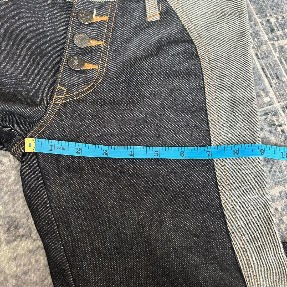 Japanese Brand Super Flared Rockstar Punk Jeans Size US 28 / EU 44 - 20 Thumbnail