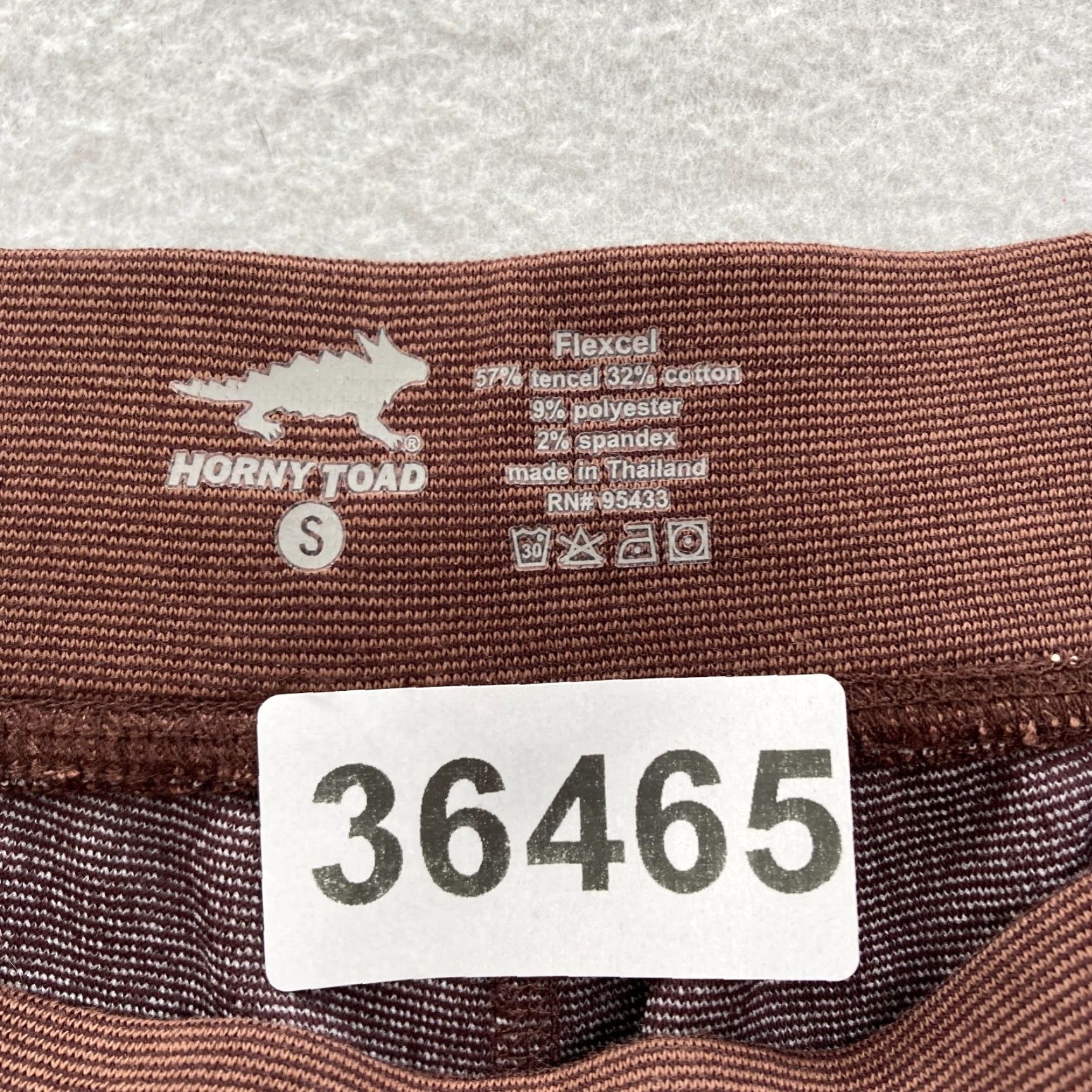 Vintage Horny Toad Flexcel Pull On Wide Leg Crop Pants Women's Small Brown Stretch Camp Size 26" / US 2 / IT 38 - 4 Thumbnail