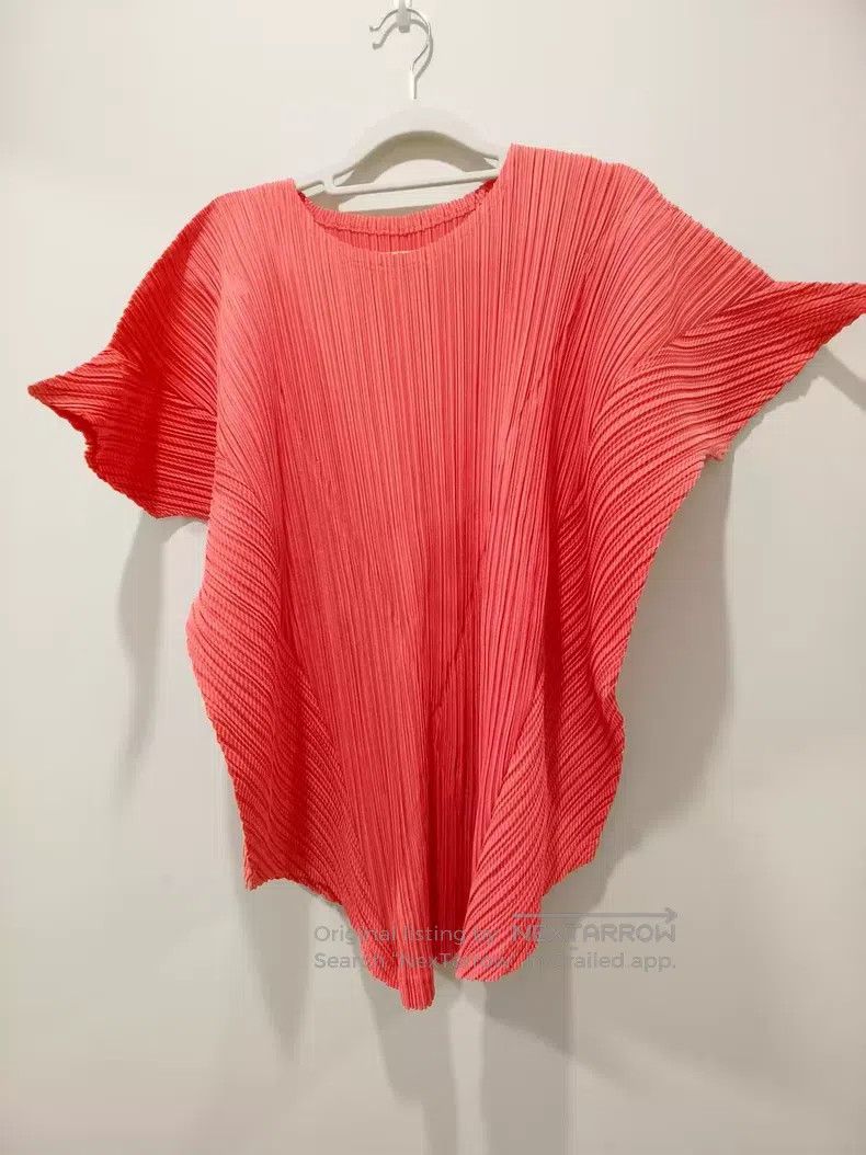 Issey Miyake Issey Miyake Blended Cotton Flutter Sleeve Top Size XXL / US 16-18 / IT 52-54 - 1 Thumbnail