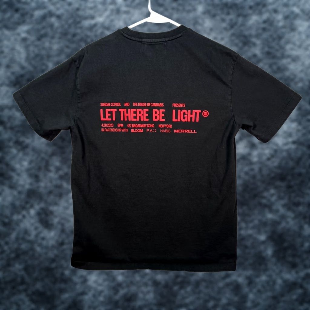 Sundae School Sundae School T-Shirt Mens Small Black "Let There Be Light" 100% Cotton Shirt Size US S / EU 44-46 / 1 - 1 Thumbnail