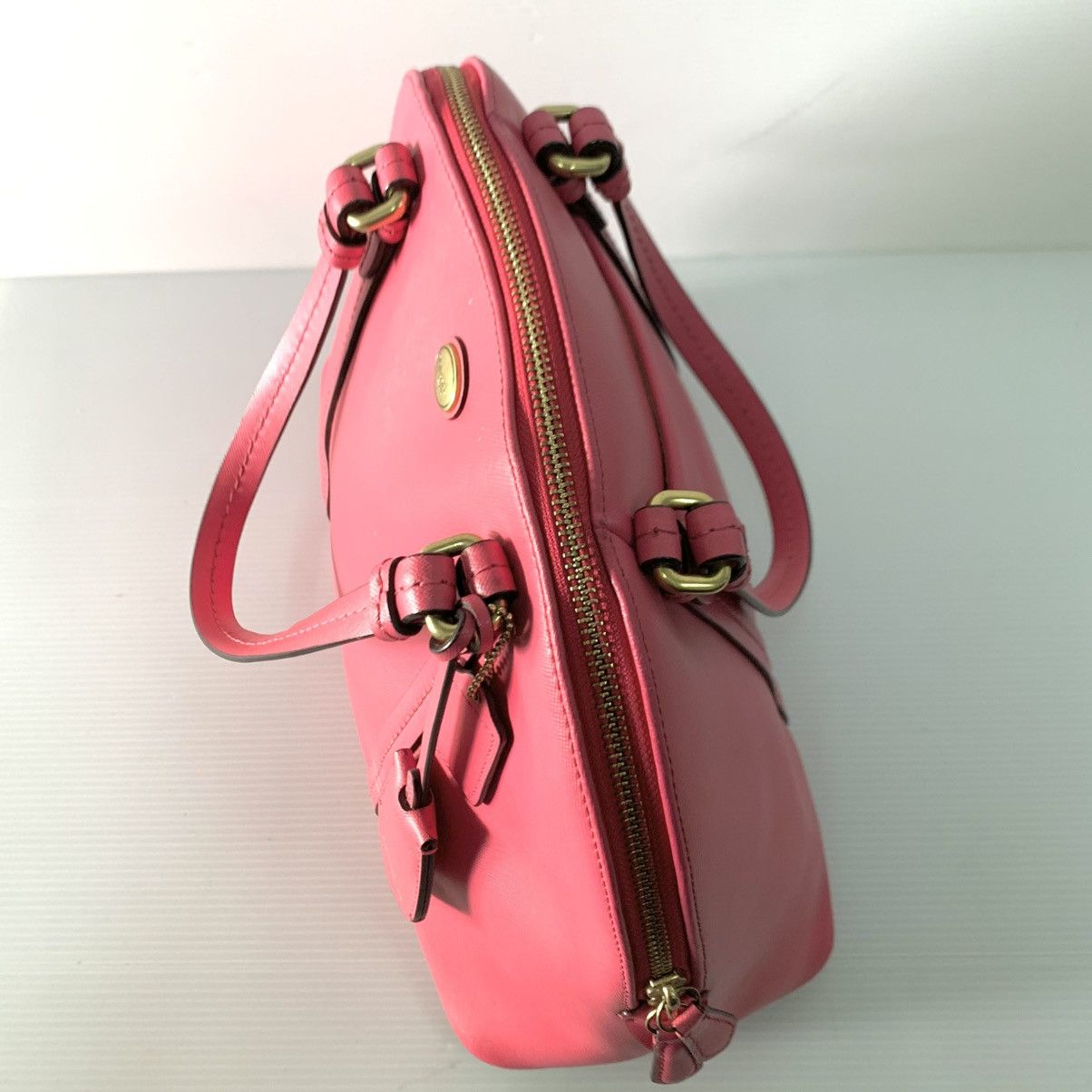 Coach Coach Leather Pink Alma Bag Size ONE SIZE - 10 Thumbnail