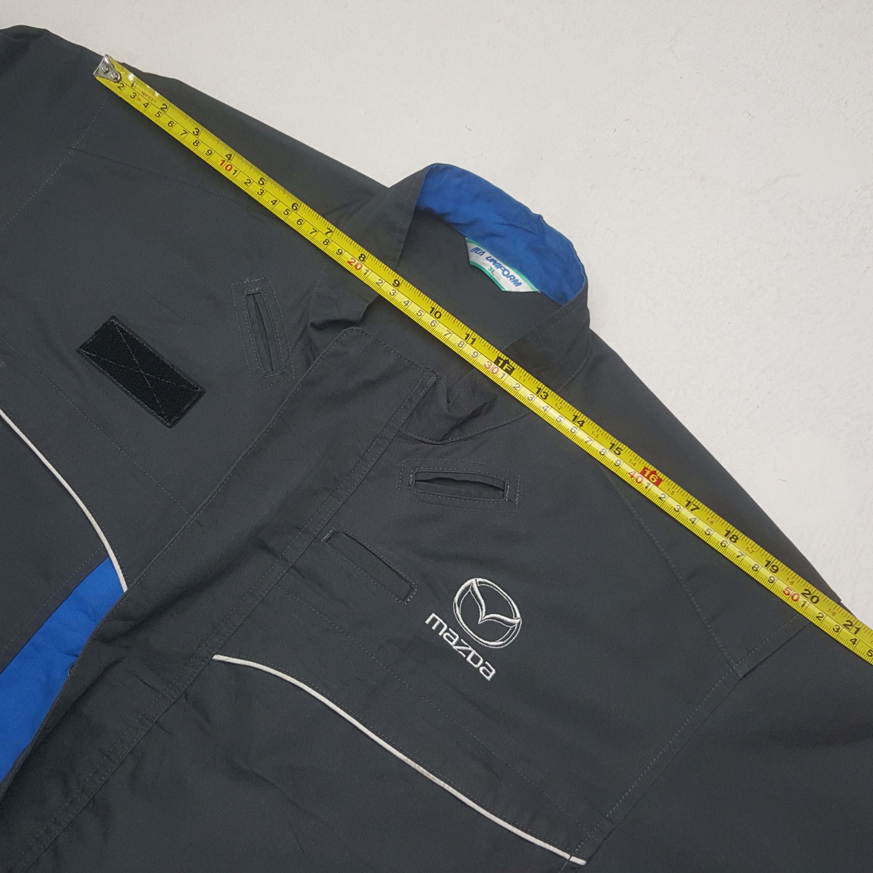 Vintage Vintage Mazda Racing Team Work Coverall Jacket C300N18 Size US M / EU 48-50 / 2 - 11 Thumbnail