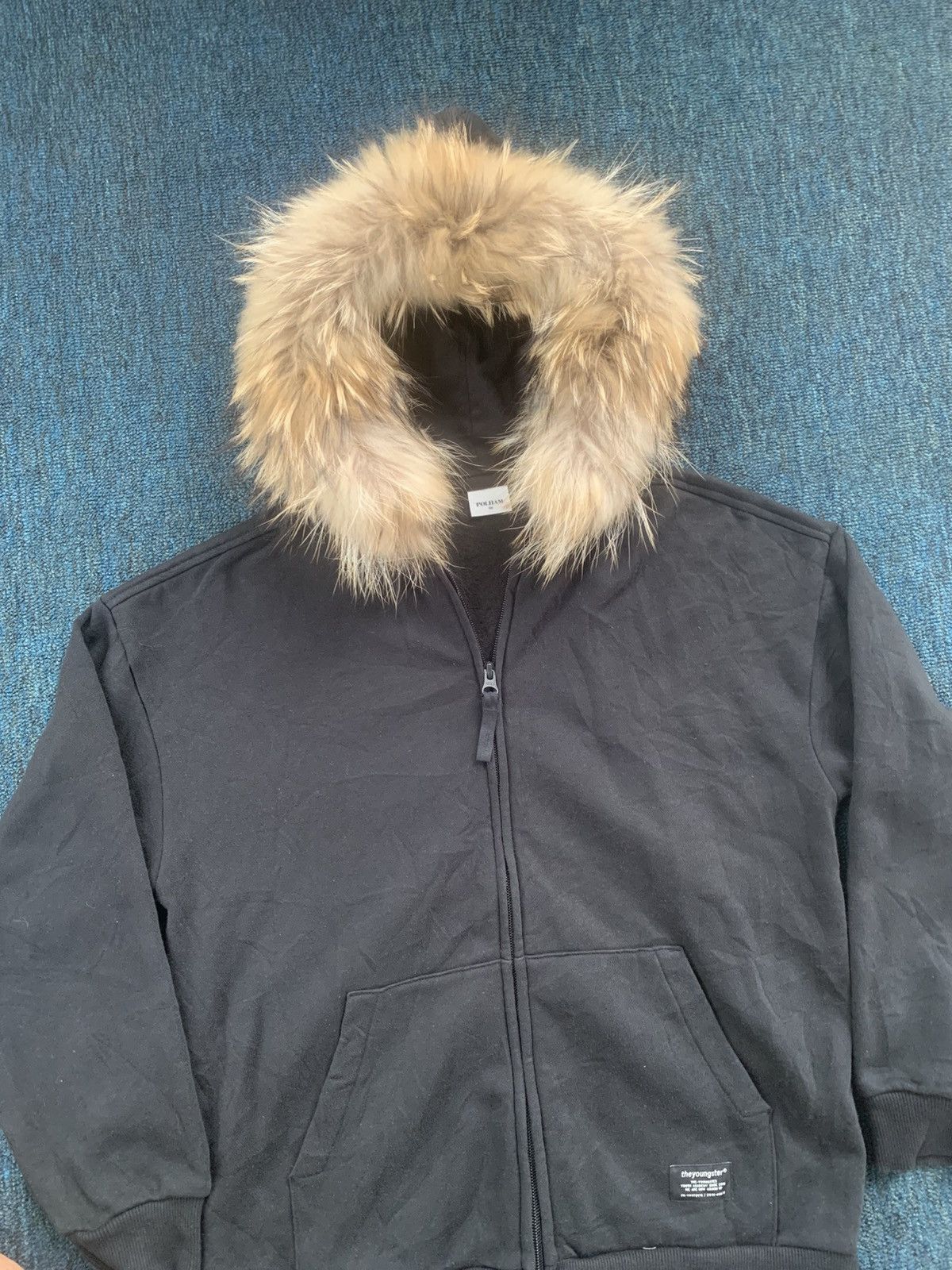Japanese Brand Polham Ziphoodie Fur style Size US S / EU 44-46 / 1 - 2 Thumbnail