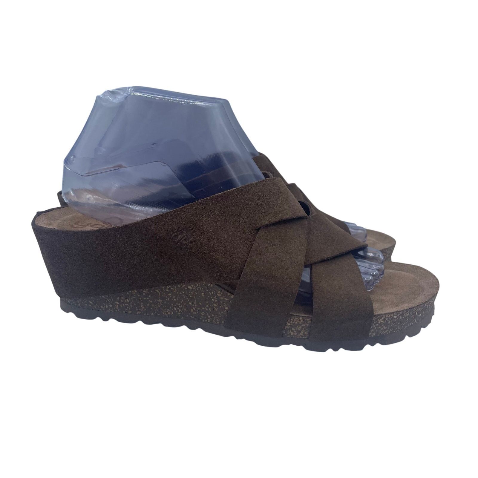Other Yokono Sandals Wedge Brown Leather Comfort Spain Womens 9 Size US 9 / IT 39 - 1 Thumbnail