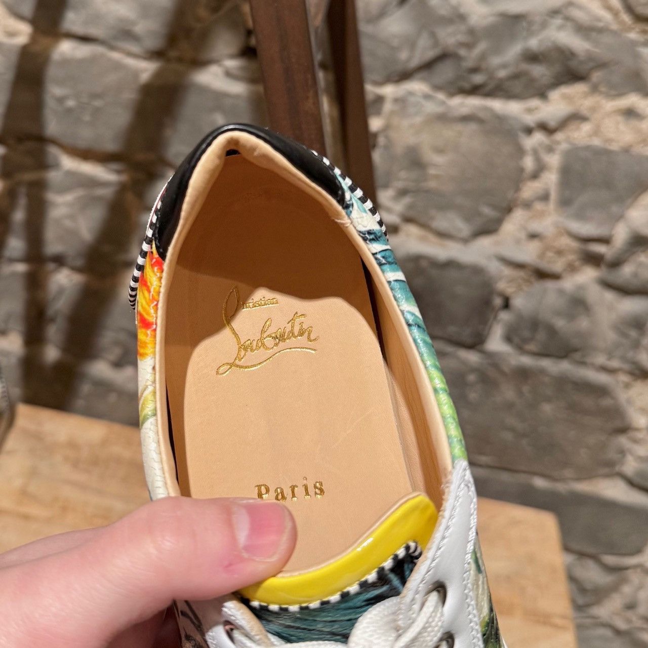 Christian Louboutin Christian Louboutin Floral Patent Seava Low-Top Sneakers Size US 9.5 / IT 39.5 - 10 Thumbnail