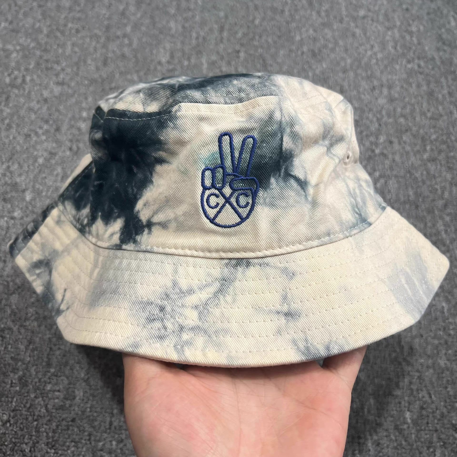 Cross Colours Cross Colours Embroidered Washed Tie-Dye Bucket Hat Q7 Size ONE SIZE - 3 Thumbnail