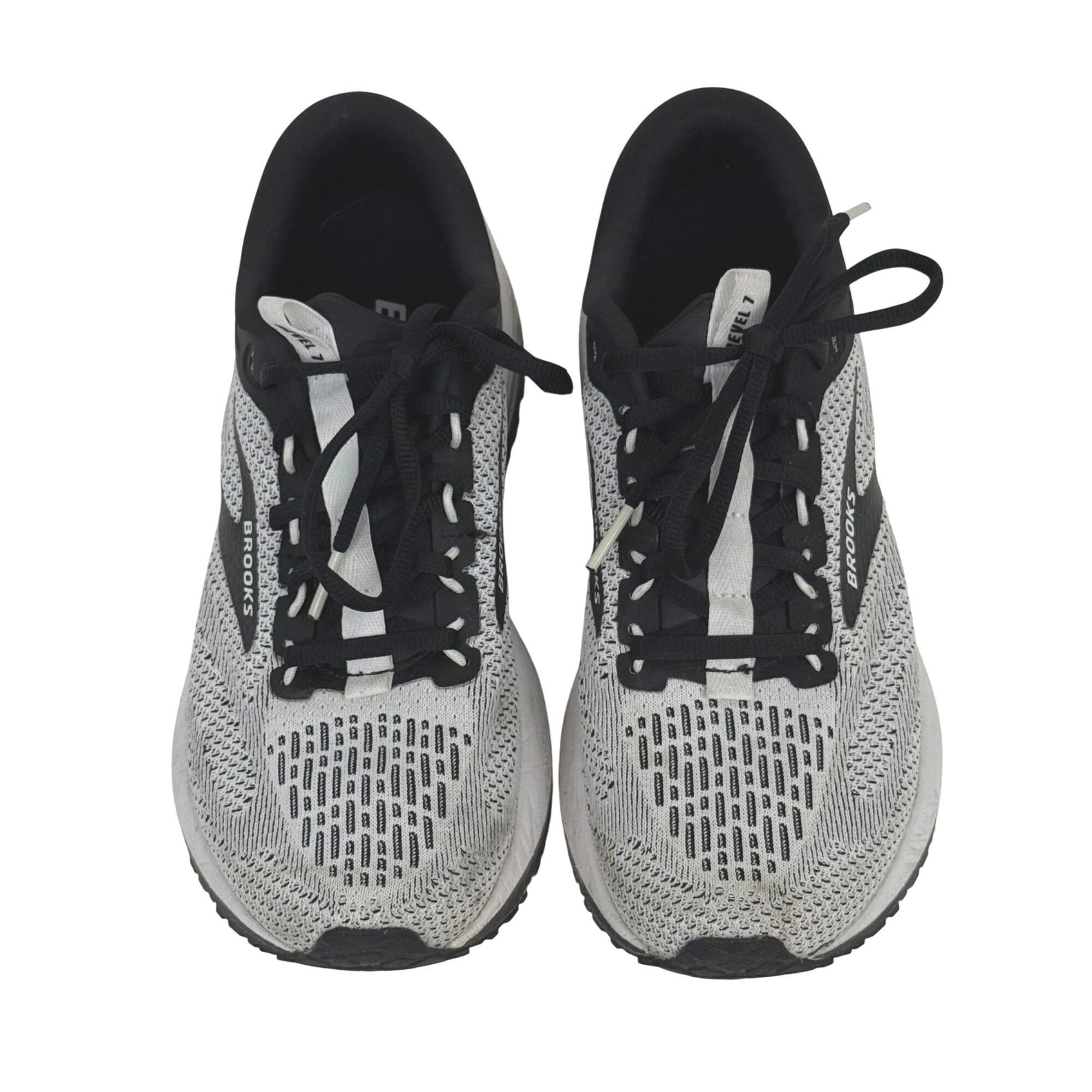 Brooks Brooks Women's Revel 7 Running Shoes White/Black Size 8.5 Size US 8.5 / IT 38.5 - 3 Thumbnail