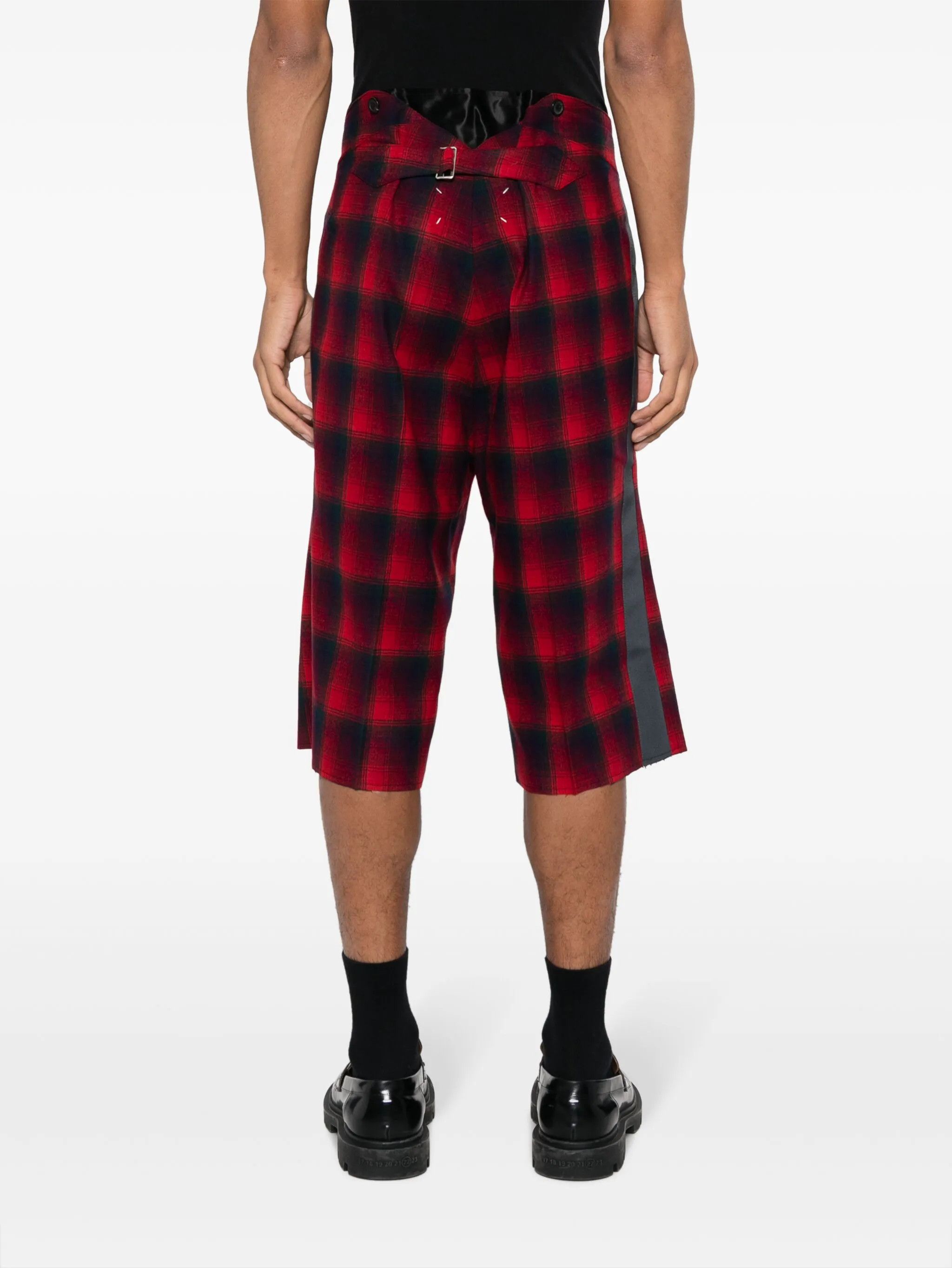 Maison Margiela o1w1db10525 Checked Bermuda Short in Multicolor Size US 32 / EU 48 - 4 Thumbnail