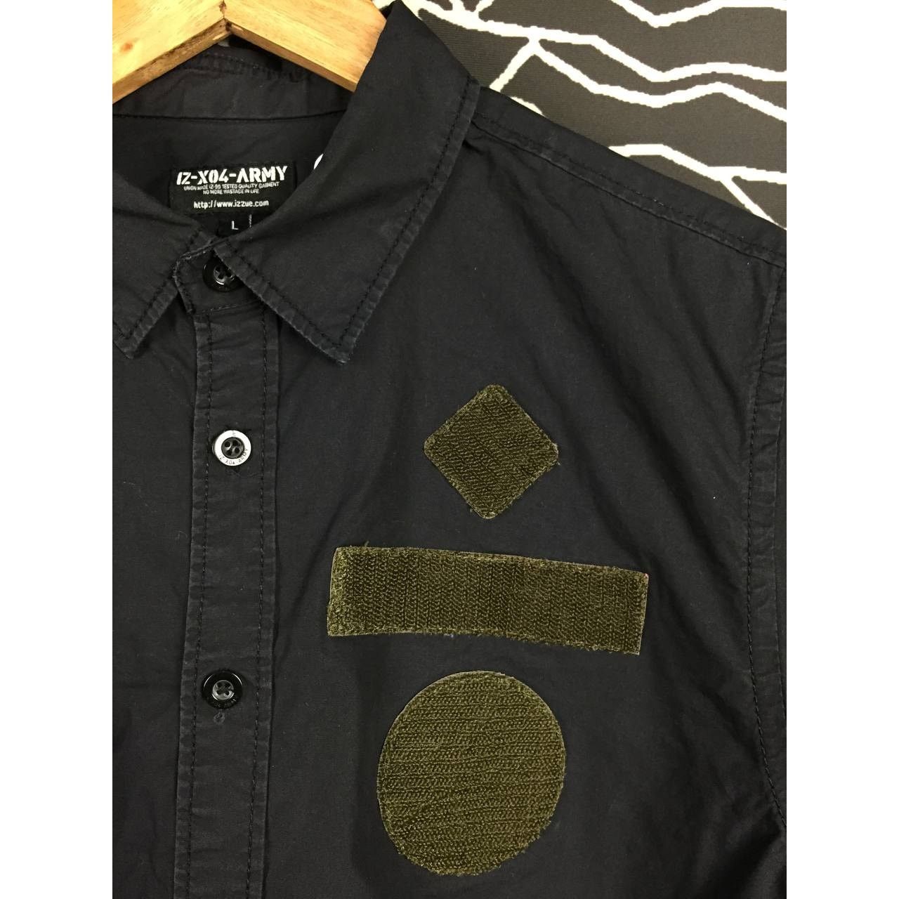 Japanese Brand × izzue IZZUE Army IZ-X04-ARMY Union Made Longsleeve Shirt Size US M / EU 48-50 / 2 - 4 Thumbnail