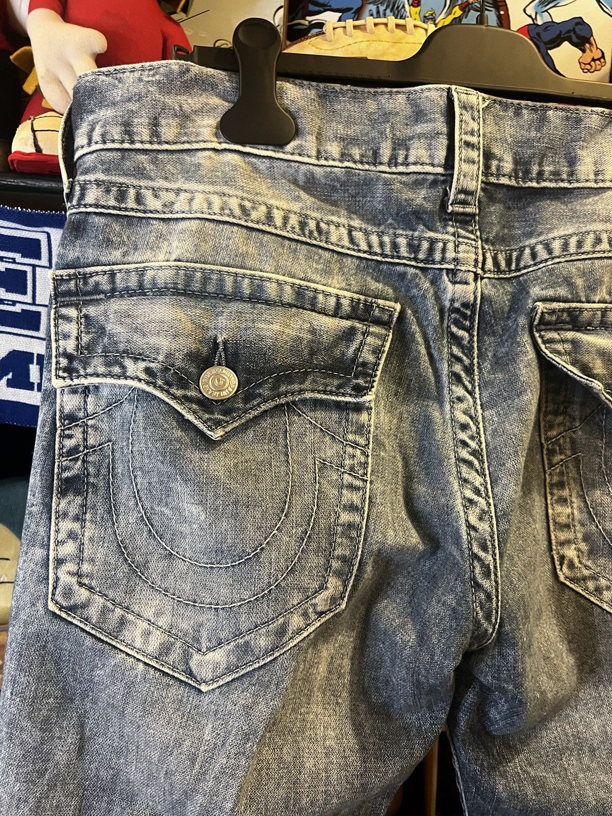 True Religion × Vintage Y2K Tue Religion Bootcut Jeans Size US 34 / EU 50 - 3 Thumbnail