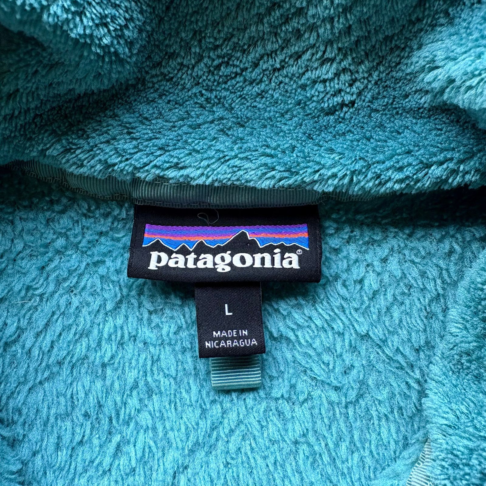 Patagonia Vintage Style Blue Teal Patagonia Sherpa Fleece Size L / US 10 / IT 46 - 4 Thumbnail