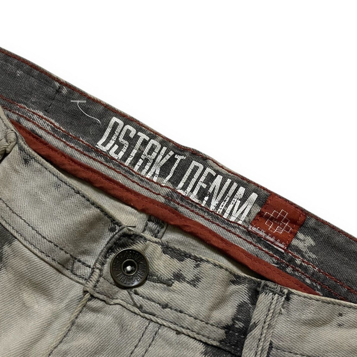 20471120 ORIGINAL BONDAGE ZIPPER ACID WASH DSTAKT DENIM (36×42) Size US 36 / EU 52 - 7 Thumbnail