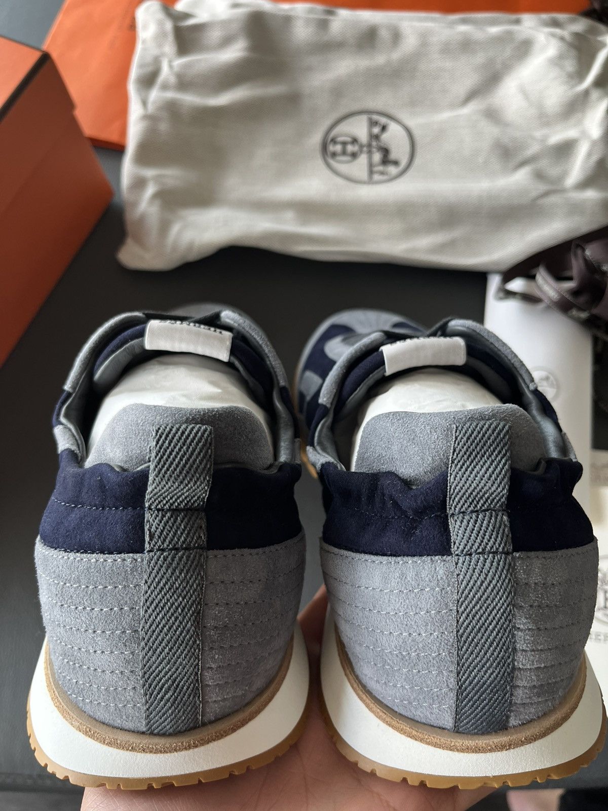 Hermes Runway Hermes Jet Sneaker Brand New Full Set Size US 10.5 / EU 43-44 - 9 Thumbnail