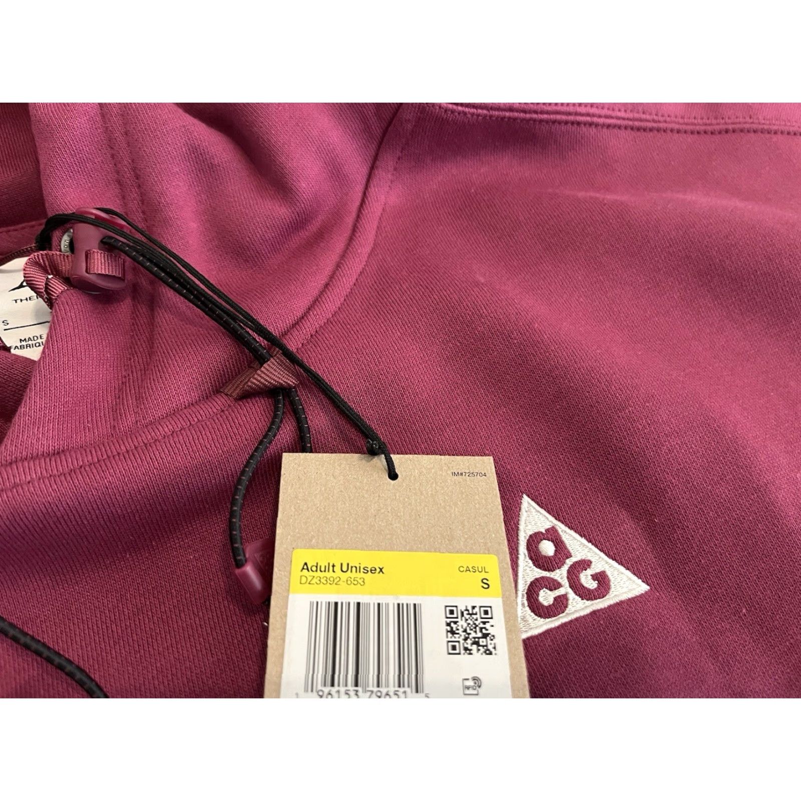 Nike Nike ACG Pullover Hoodie Sweatshirt Purple Adult S NWT Mens Size US S / EU 44-46 / 1 - 3 Thumbnail