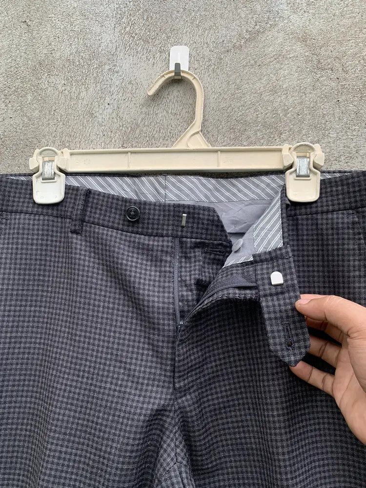 Yoshiyuki Konishi Ficce collezione yoshiyuki konishi checker wool trouser Size US 33 - 4 Thumbnail