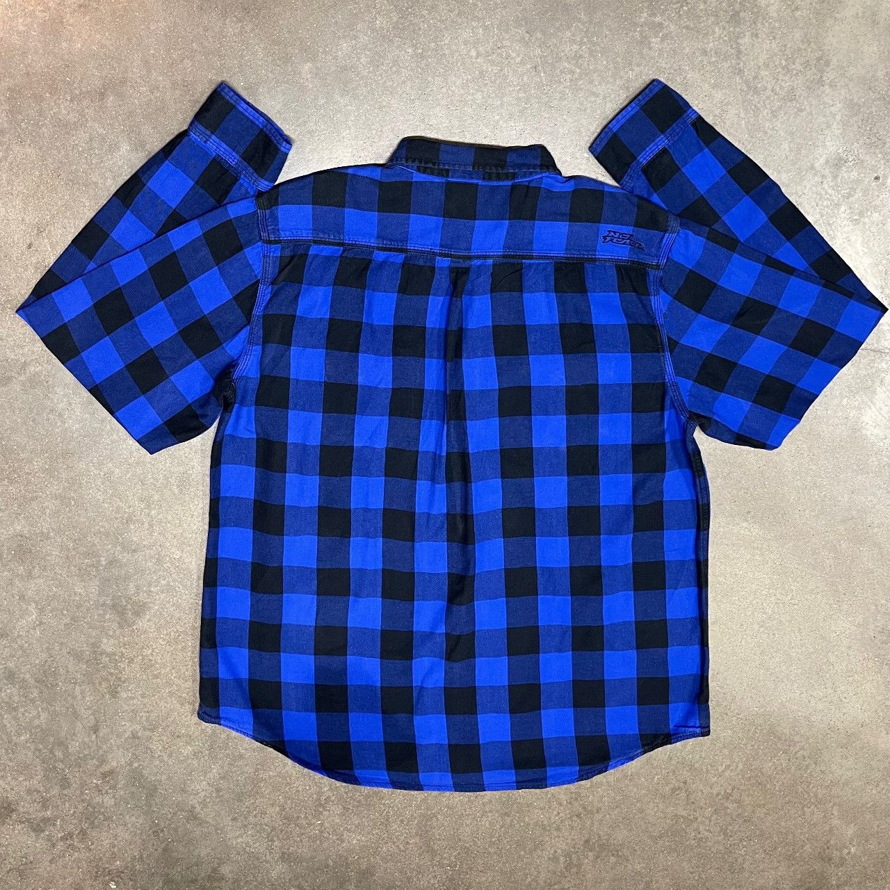 No Fear Vintage No Fear Embroidered Button Up Flannel Y2K Size US XL / EU 56 / 4 - 3 Thumbnail