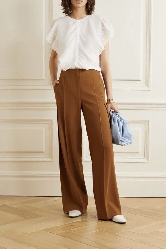 The Row The row Wiola Layered Plissé-Chiffon Blouse size XS/S Size S / US 4 / IT 40 - 2 Thumbnail