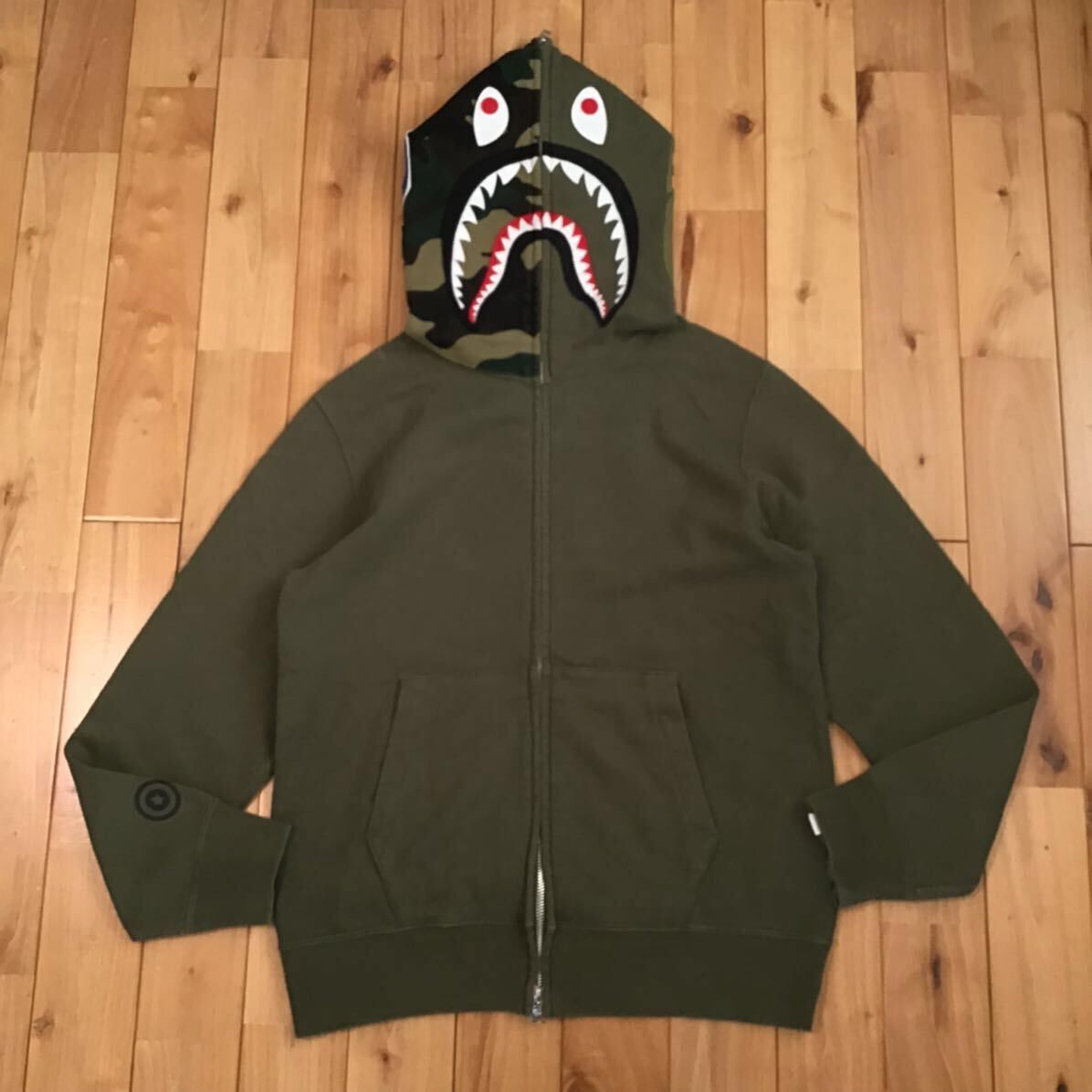 Bape × Nigo BAPE camo Shark full zip hoodie a bathing ape NIGO Size US M / EU 48-50 / 2 - 1 Thumbnail
