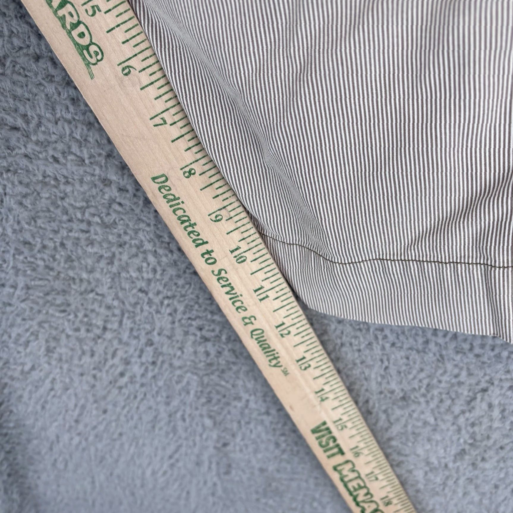 Polo Ralph Lauren Polo Ralph Lauren Shorts Mens 35 Brown Pinstripe Cargo Baggy Cotton Y2K Casual Size US S / EU 44-46 / 1 - 5 Thumbnail