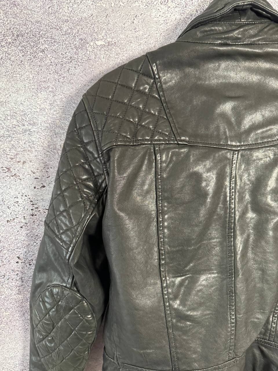 Allsaints × Vintage ALLSAINTS LEATHER BIKER JACKET WOMEN'S UK14 LAMB PAPIN Size L / US 10 / IT 46 - 18 Thumbnail