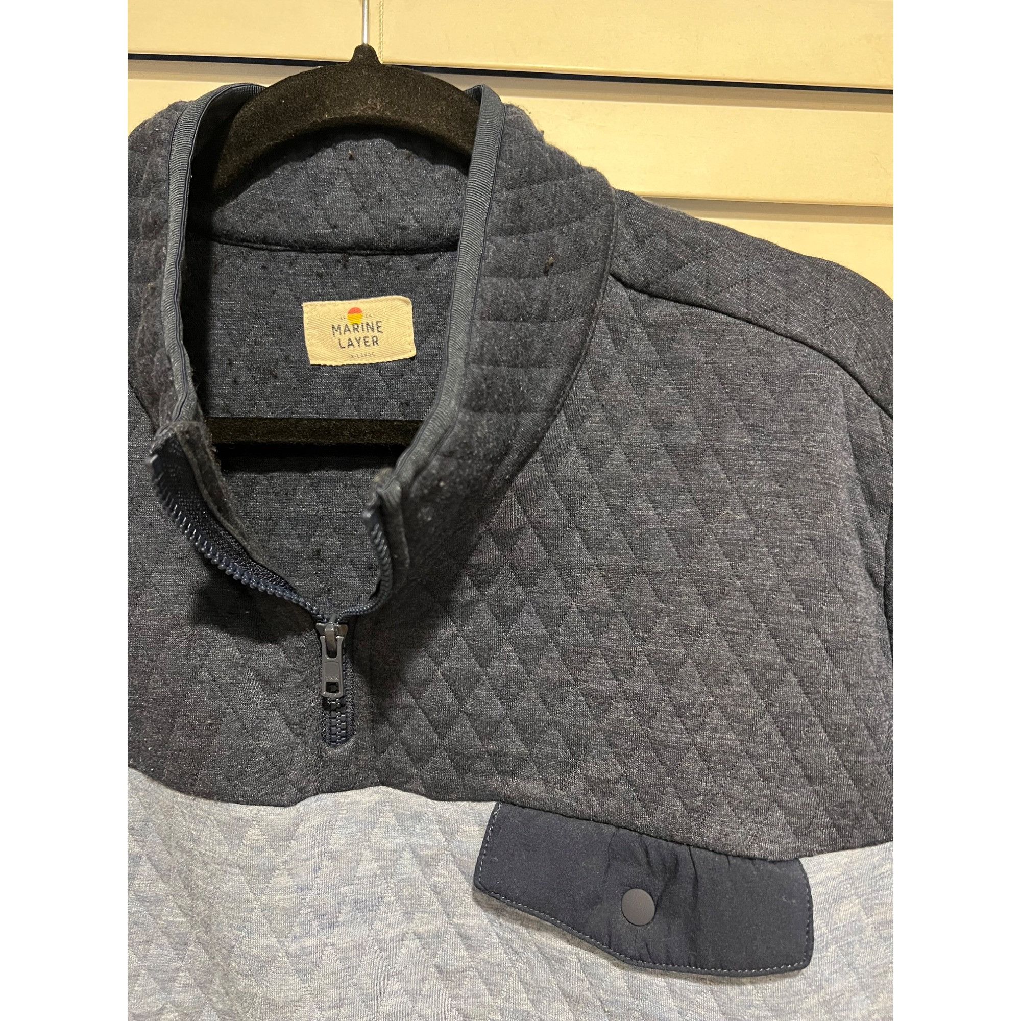 Marine Layer Marine Layer Quilted Pullover - Size XL Size US XL / EU 56 / 4 - 2 Thumbnail
