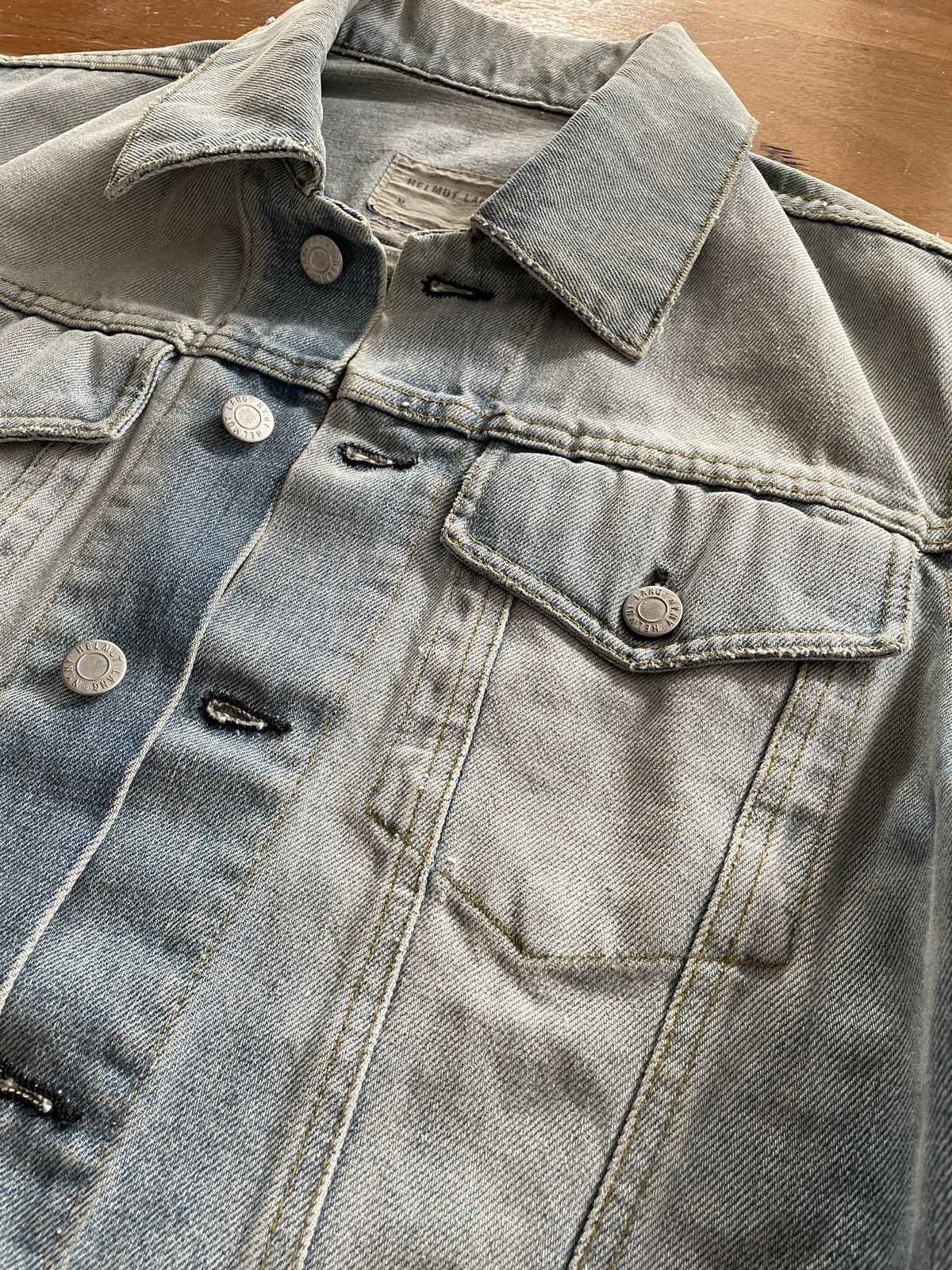 Helmut Lang Helmut Lang 1999 Type 3 Denim Trucker Jacket Size US M / EU 48-50 / 2 - 2 Thumbnail