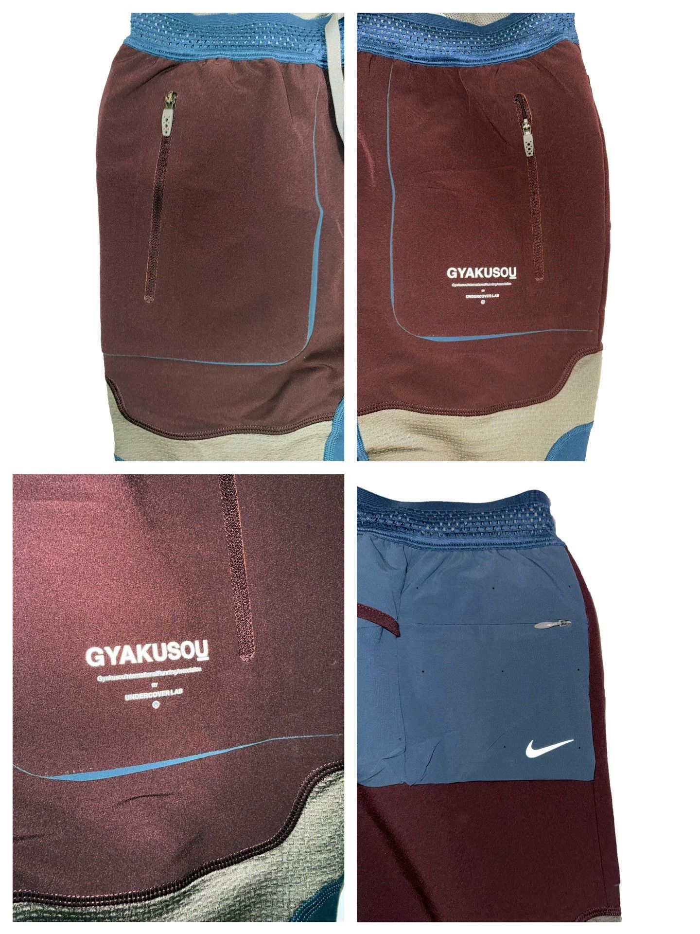 Nike Nike Gyakusou Takahiro Aeroloft 800 Red Blue Pants S Size US 28 / EU 44 - 3 Thumbnail