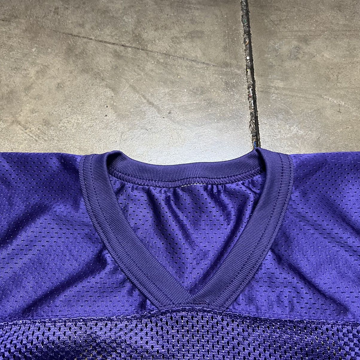 Russell Athletic × Vintage Vintage 90s Y2K Trojans Football Cropped Mesh Jersey Boxy Size US L / EU 52-54 / 3 - 6 Thumbnail