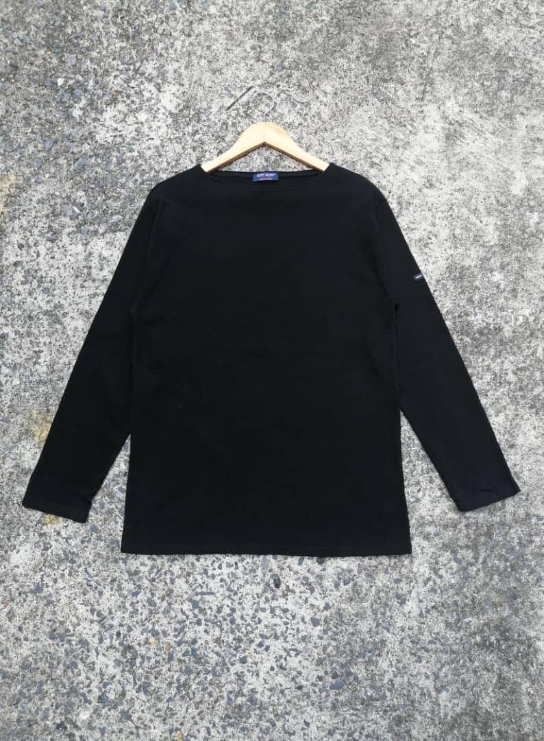 Designer × Saint James Saint James Plain Longsleeve Shirt Size M / US 6-8 / IT 42-44 - 1 Thumbnail