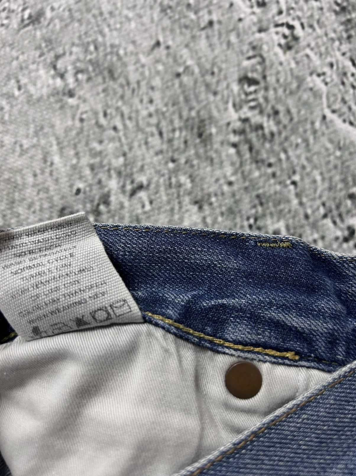 Evisu Evisu Genes jeans vintage denim baby blue white seagull Y2K Size US 29 - 9 Thumbnail