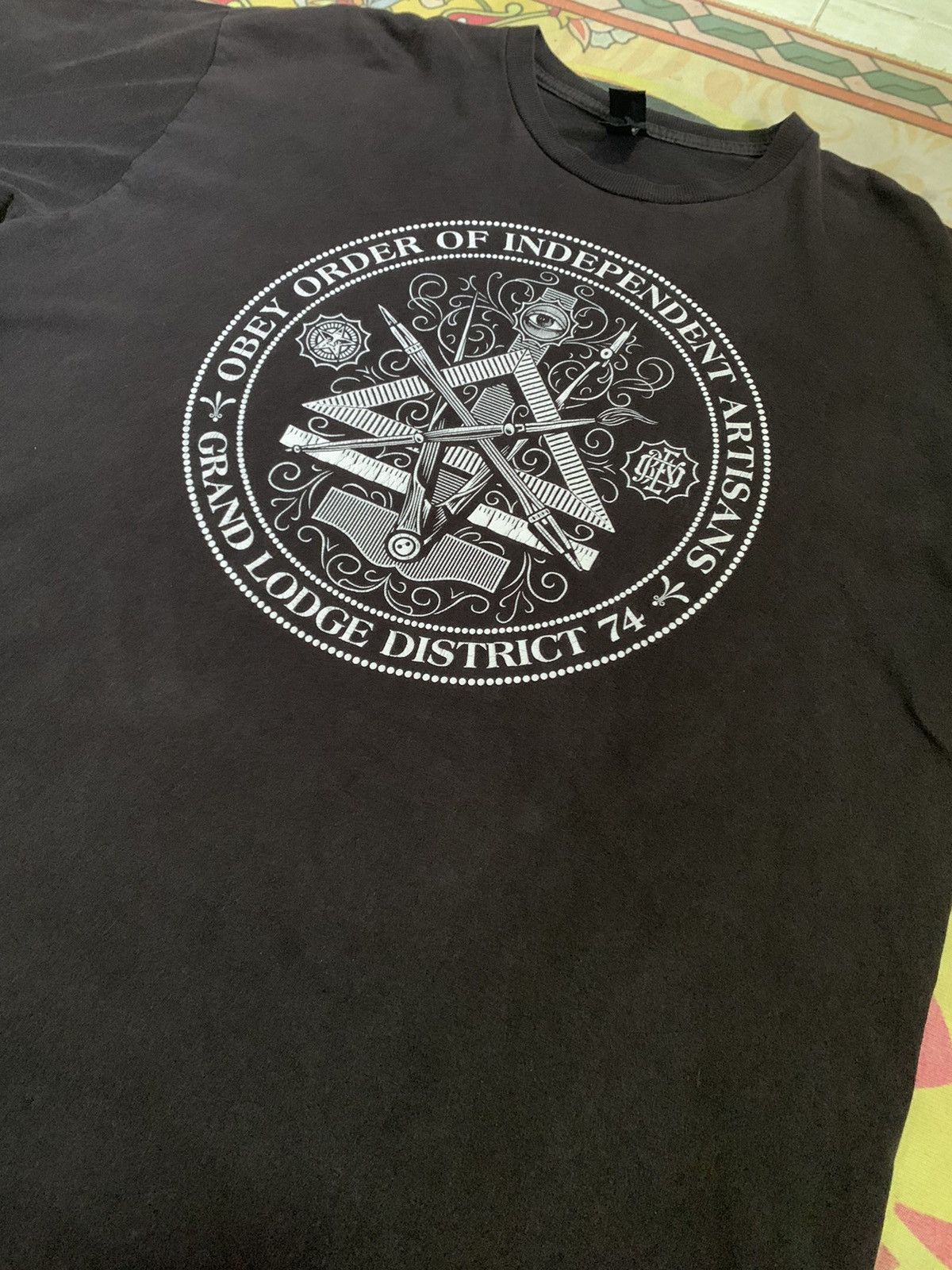 Obey Obey Order Of İndependent Artisans t-Shirt Size US XL / EU 56 / 4 - 5 Thumbnail