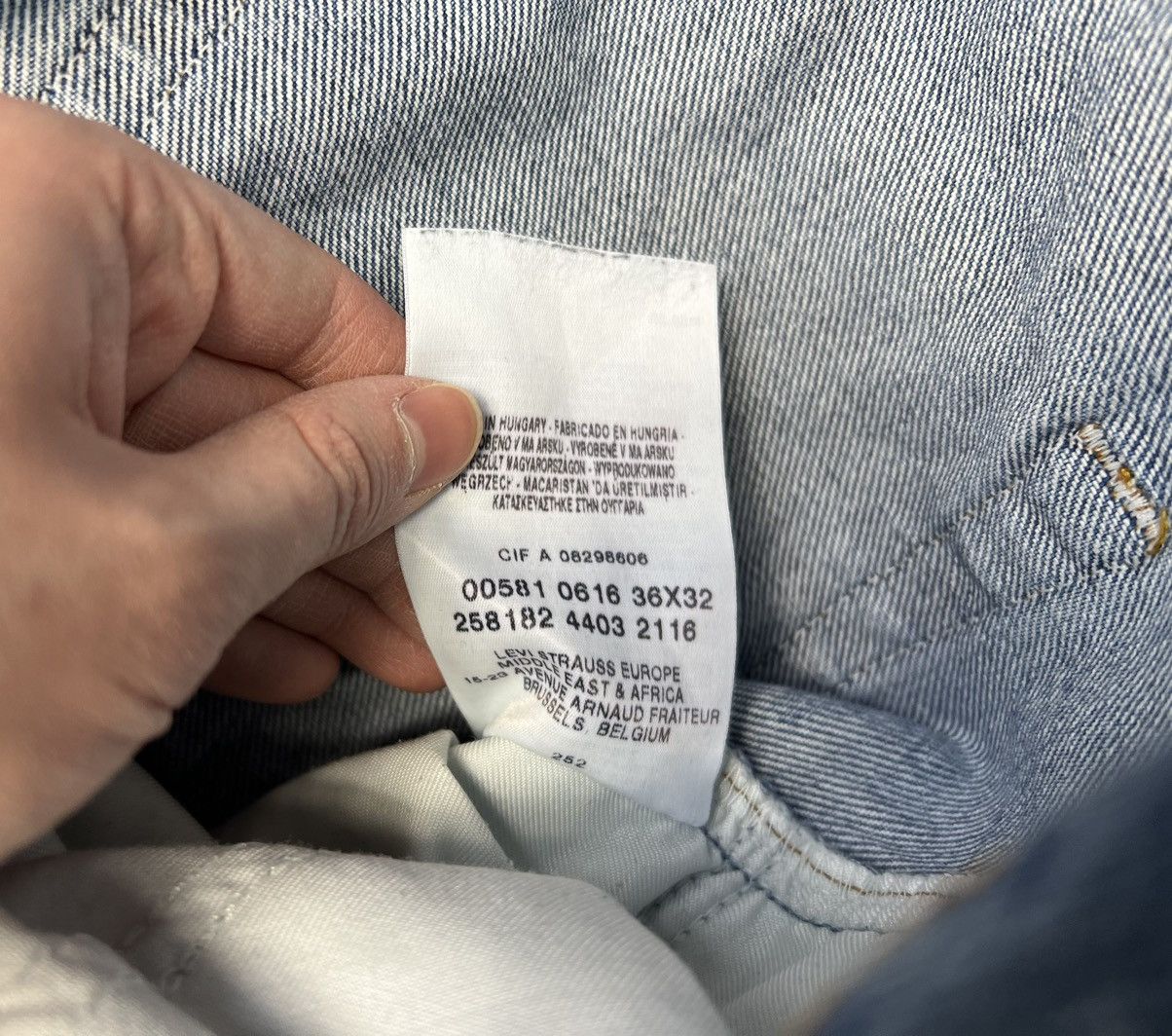 Levi's Pants Levi’s 581 Blue Jeans Red Tab Size US 36 / EU 52 - 4 Thumbnail