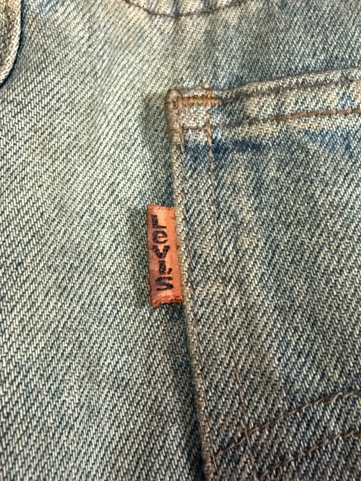 Levi's × Vintage Vintage 90s Levis Orange Tab Muddy Dusty Jeans Size US 28 / EU 44 - 16 Thumbnail