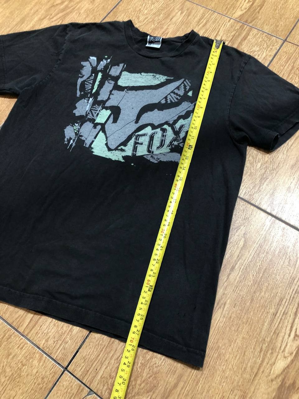 Fox Racing Streetwear big logo Fox Racing black T-Shirt Y2K Vintage Size US L / EU 52-54 / 3 - 8 Thumbnail