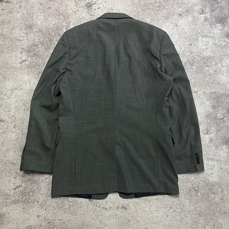 Hugo Boss × Vintage Hugo Boss Men's Wool Classic Gray Blazer Size 36 US 46 EU Size 36R - 7 Thumbnail