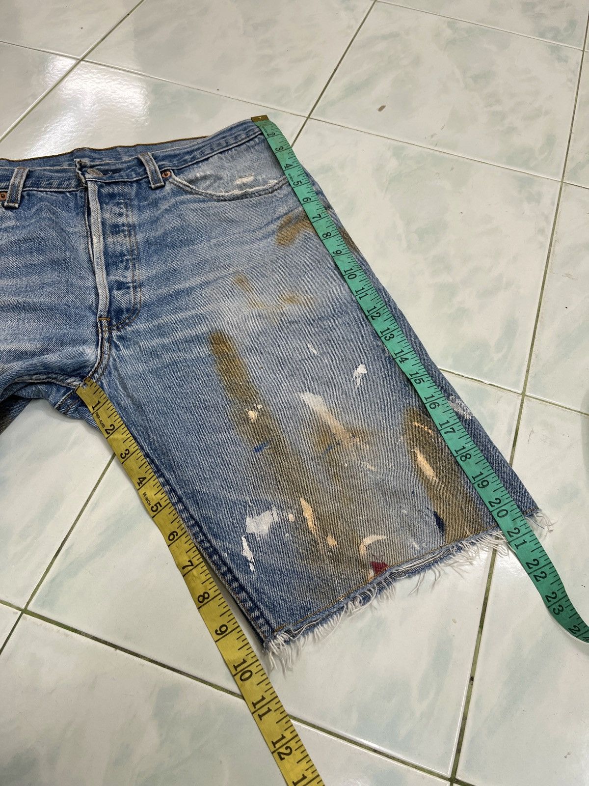 Levi's 🔥🔥🔥STEALS VTG LEVIS 501 SHORTS (CUSTOM) Size US 32 / EU 48 - 21 Thumbnail