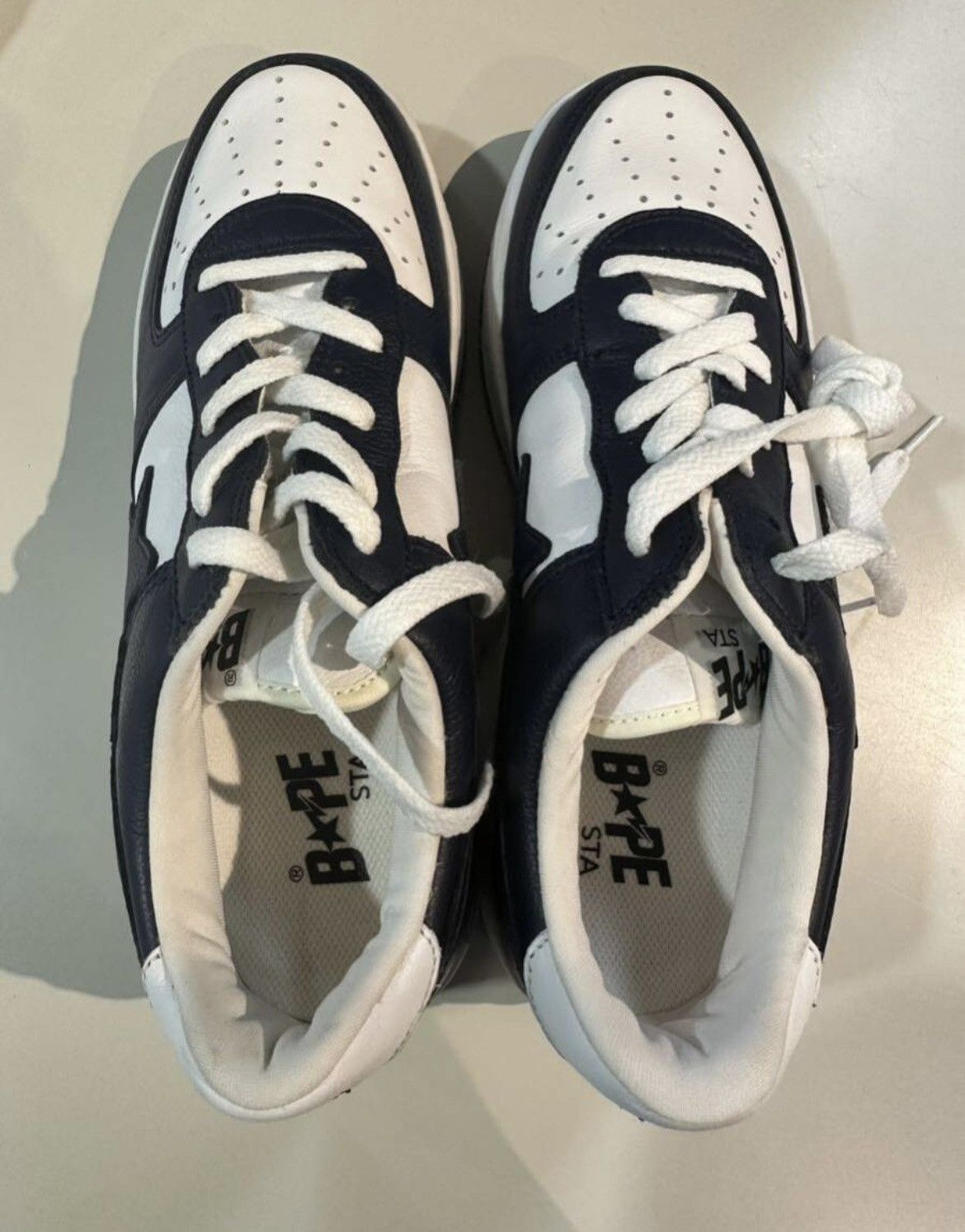 Bape VERY RARE OG 2003 A BATHING APE NAVY BAPESTA Size US 9.5 / EU 42-43 - 2 Thumbnail