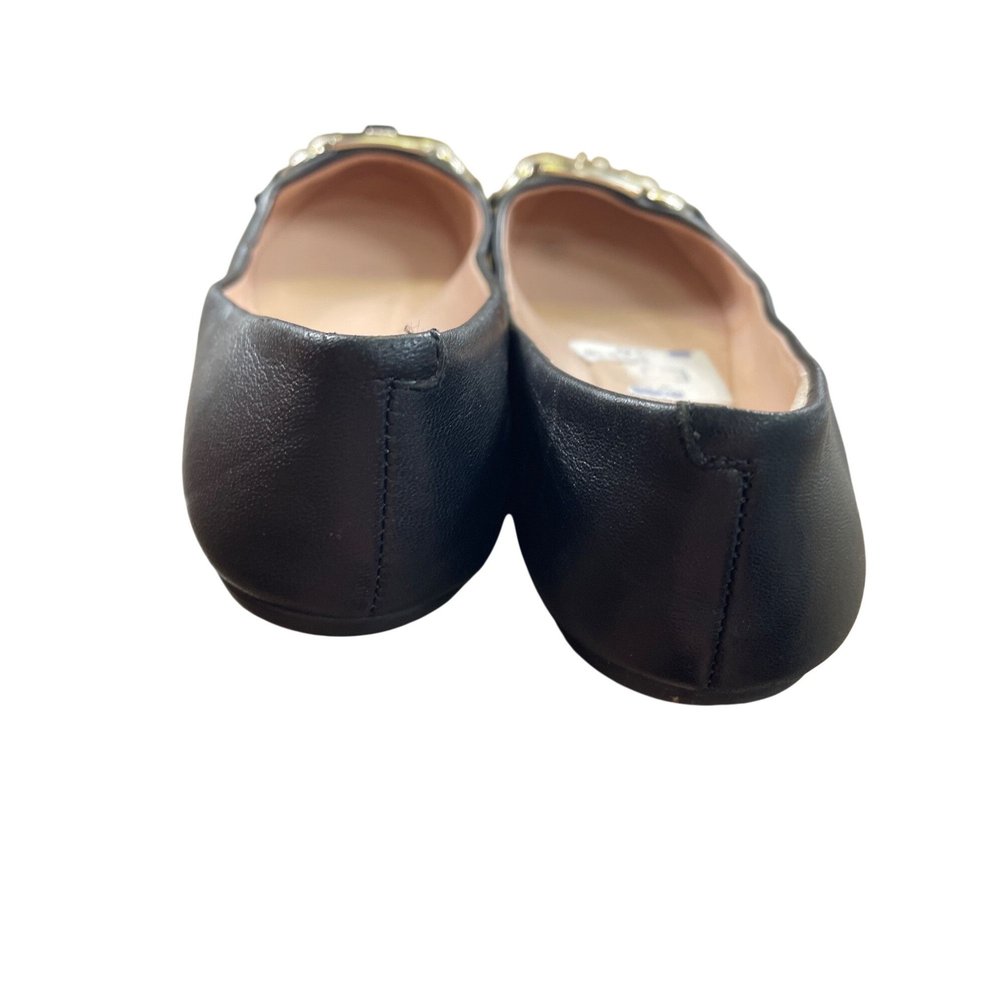Kate Spade Kate Spade Payton Black Leather Flats Loafers Shoes Size 6.5 Size US 6.5 / IT 36.5 - 8 Thumbnail