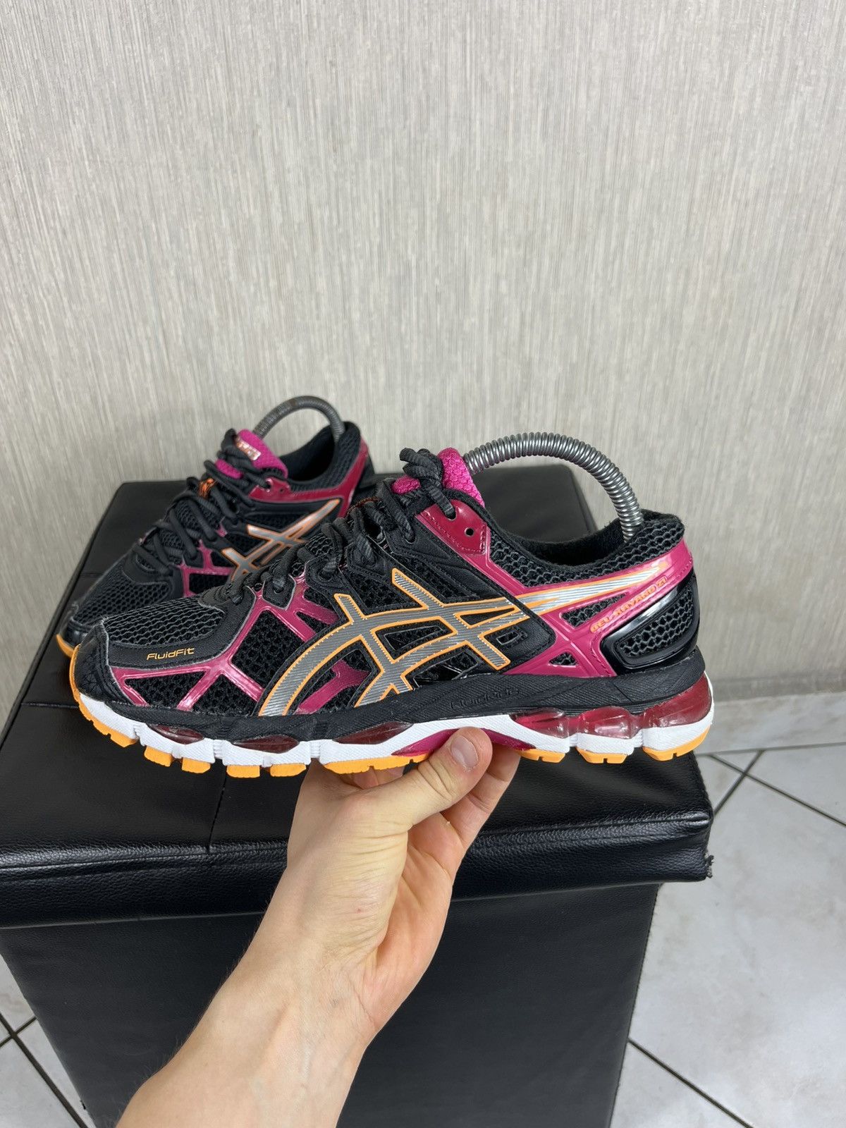 Asics Vintage Asics Gel-Kayano 21 mesh y2k sport sneakers shoes Size US 7 / EU 40 - 17 Thumbnail