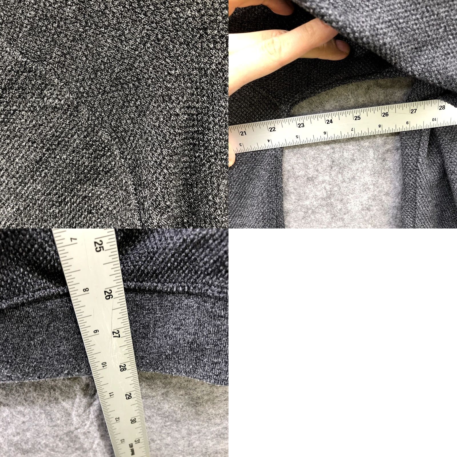Vintage Steel & Jelly Full Zip Sweater Mens L Gray Knit Cotton Blend Textured Knit Slub Casual Crew Neck Size US L / EU 52-54 / 3 - 8 Thumbnail