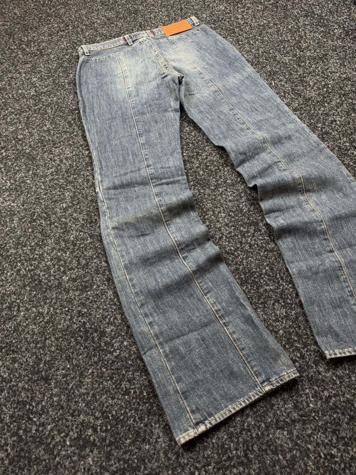 Guess Archive Y2K Guess Western USA Retro 00s Lace Up Denim Jeans Size 28" / US 6 / IT 42 - 11 Thumbnail