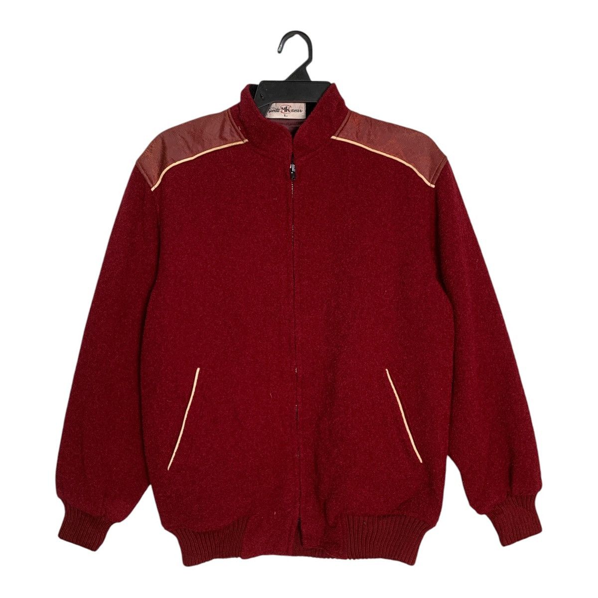 Japanese Brand × Vintage Rare Design Vintage MK Sportswear Fleece Jackets Size L / US 10 / IT 46 - 1 Thumbnail