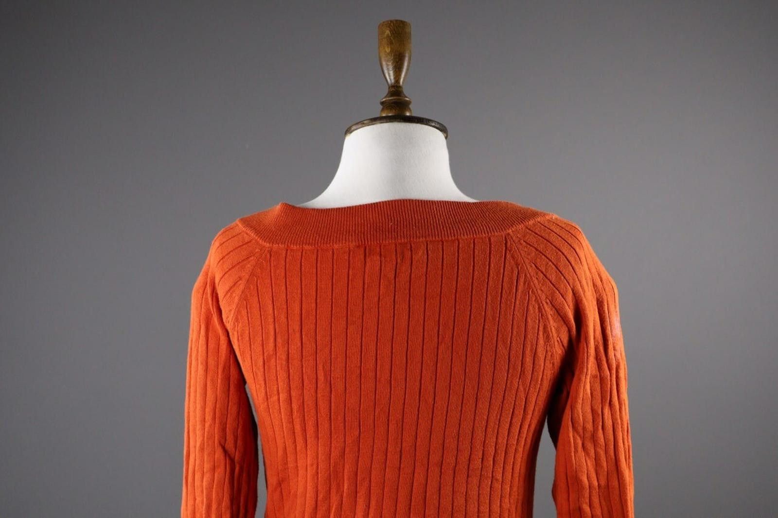 Lauren Ralph Lauren Lauren Ralph Lauren Orange Relaxed Top Shirt Size L Size L / US 10 / IT 46 - 9 Thumbnail