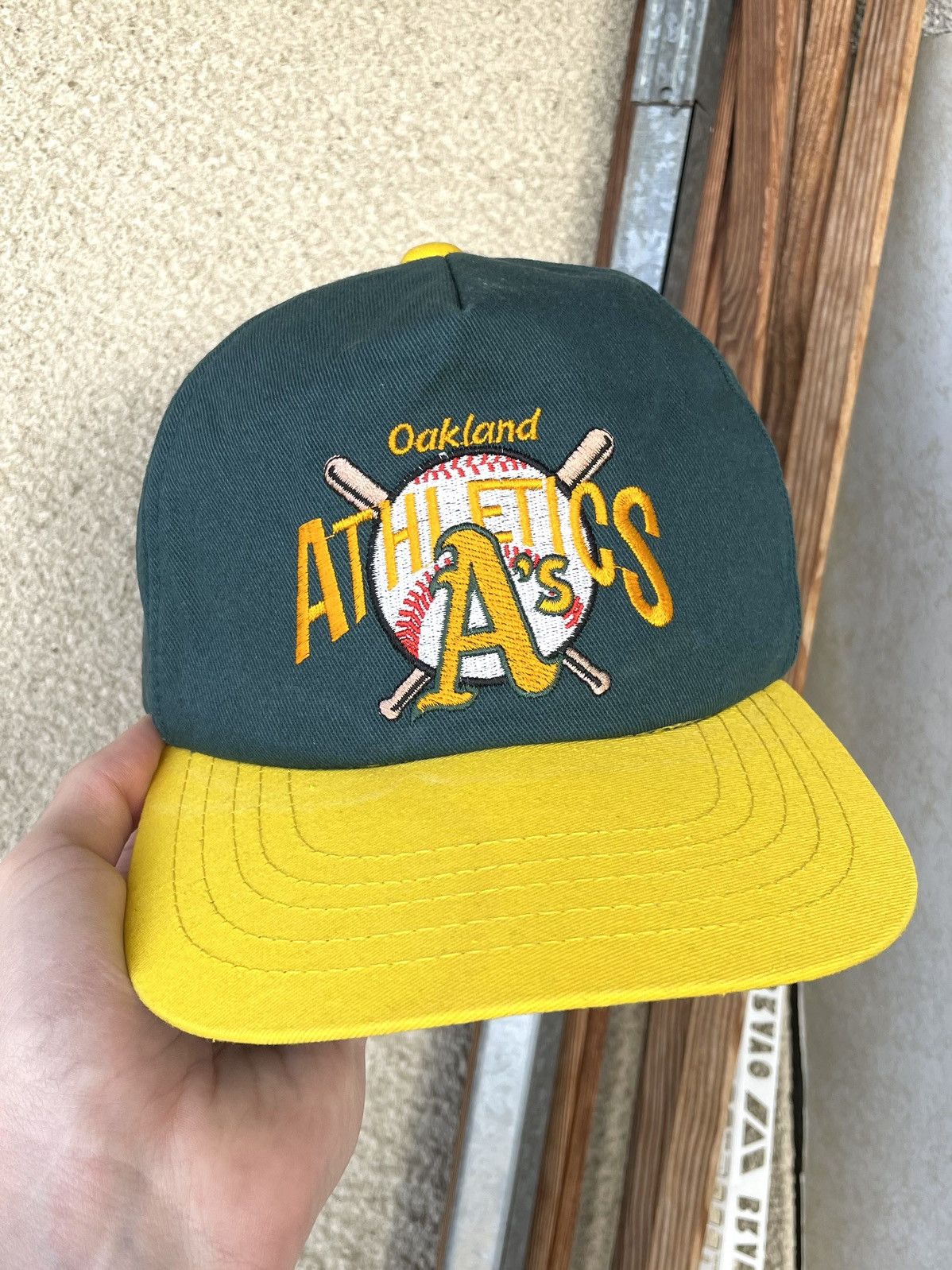 MLB Vintage Oakland Athletics A’s MLB Baseball Cap Hat Snapback Size ONE SIZE - 2 Thumbnail