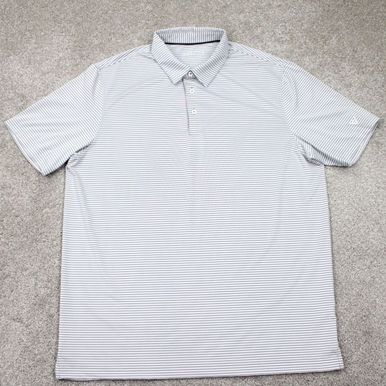 Vintage Maelreg Polo Shirt Mens XL Gray/White Short Sleeve Golf Pullover Polo Shirt Size US XL / EU 56 / 4 - 2 Thumbnail