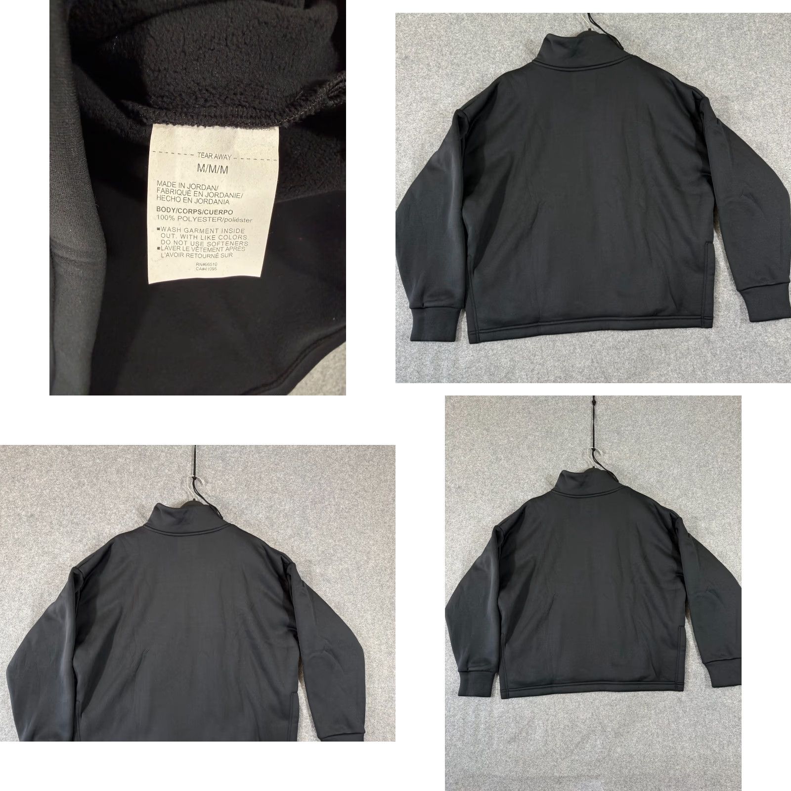 Under Armour Under Armour Fleece Jacket Womens M Black Half-Zip Pullover Mock Neck NWT Size M / US 6-8 / IT 42-44 - 8 Thumbnail