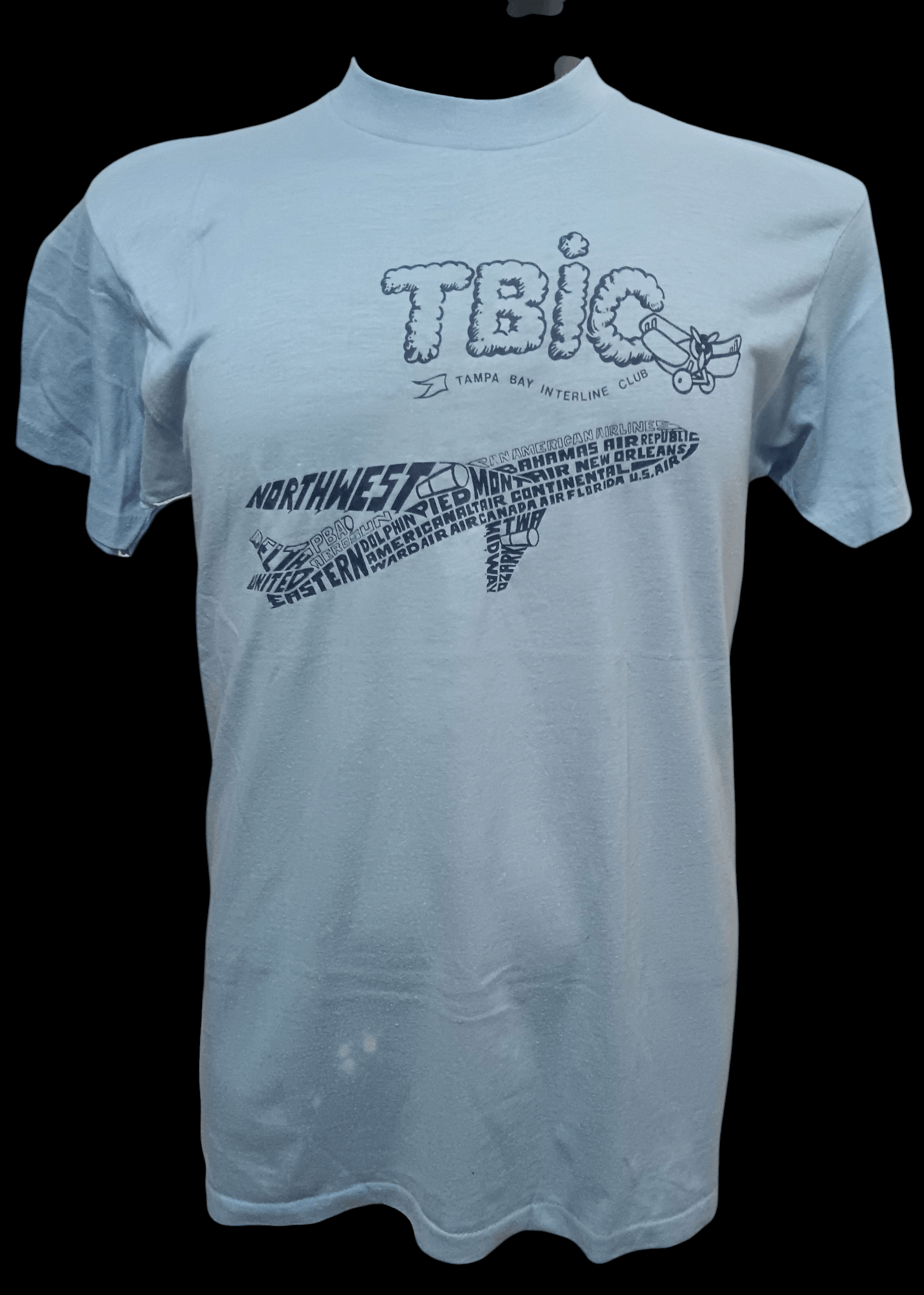 VINTAGE 80s TAMPA BAY INTERLINE CLUB SHIRt