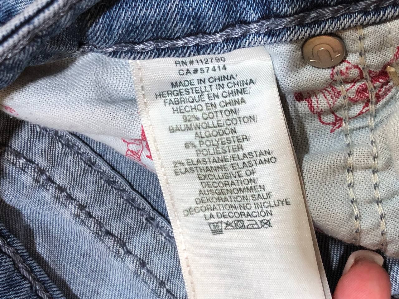 True Religion Vintage True Religion Mid Rise Skinny Denim Jeans Size 26 Size 26" / US 2 / IT 38 - 4 Thumbnail