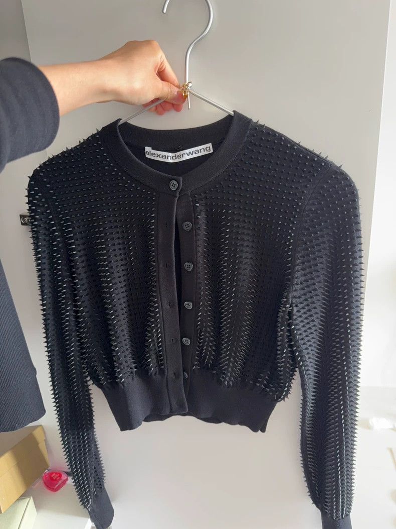 Alexander Wang Alexander Wang 3D Spiked Cardigan Top - dmc Size US XS / EU 42 / 0 - 1 Thumbnail